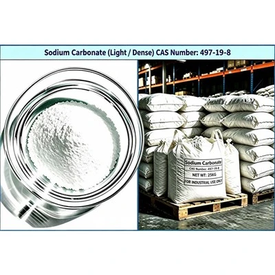 Soda kalcynowana / węglan sodu (lekki / gęsty) CAS 497-19-8